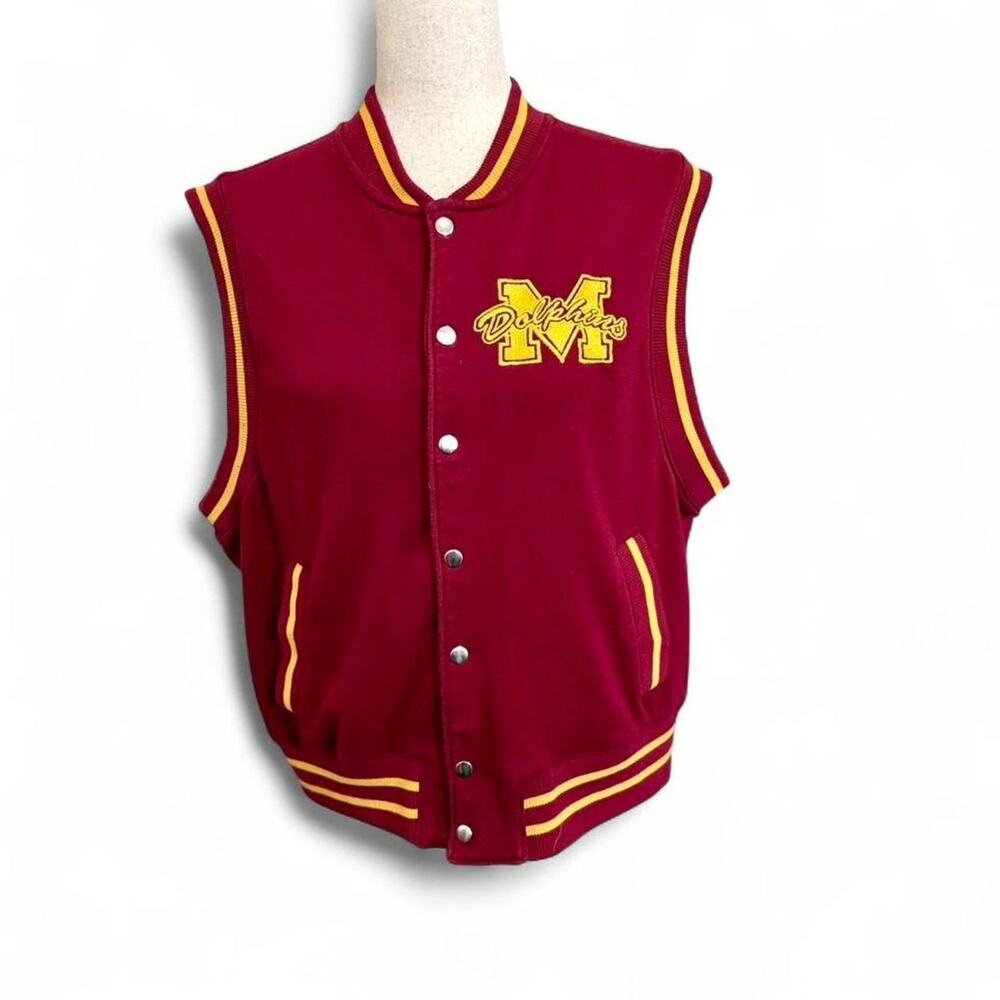 Netflix Sex Education Special Edition Maroon Varsity Vest Unisex S